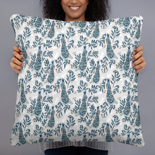 Pillow - Peacock & Floral