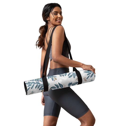 Yoga mat - Peacock & Floral